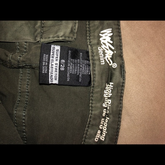 Green striped jeans - Picture 3 of 3